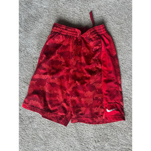 Boys Nike Red Dri-FIT Athletic Shorts Size L